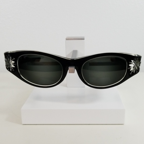 MID CENTURY Mod Vintage Eyeglass Frames RX - Picture 2 of 8